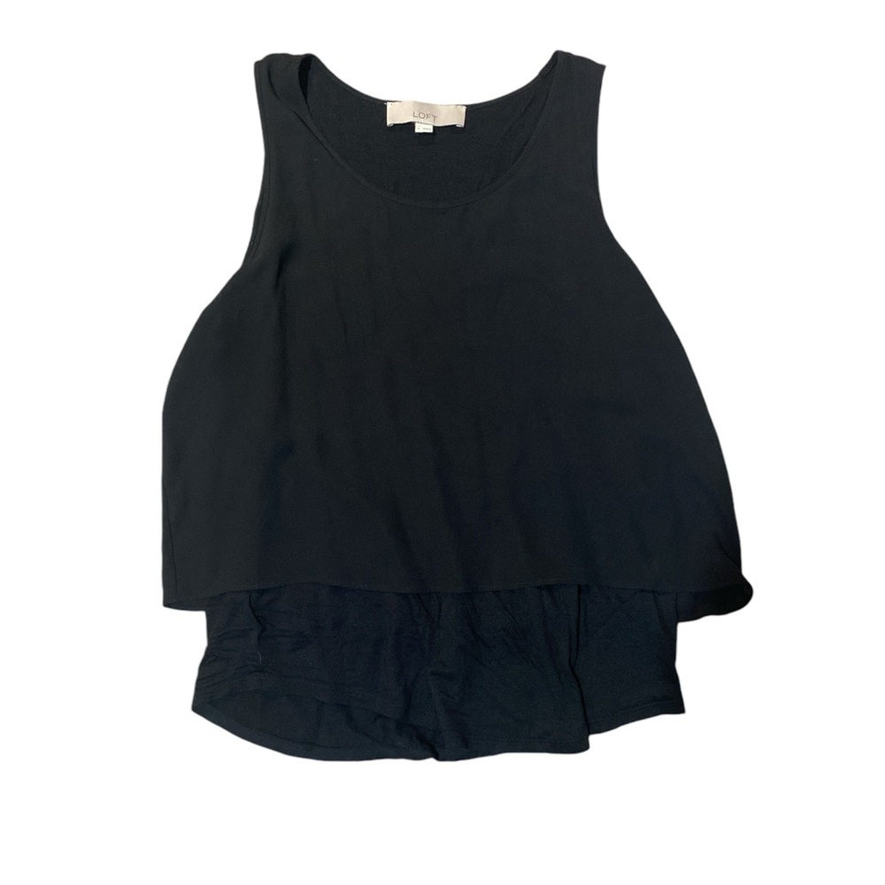 Black layered blouse